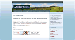 Desktop Screenshot of kleidung-mit-stil.de